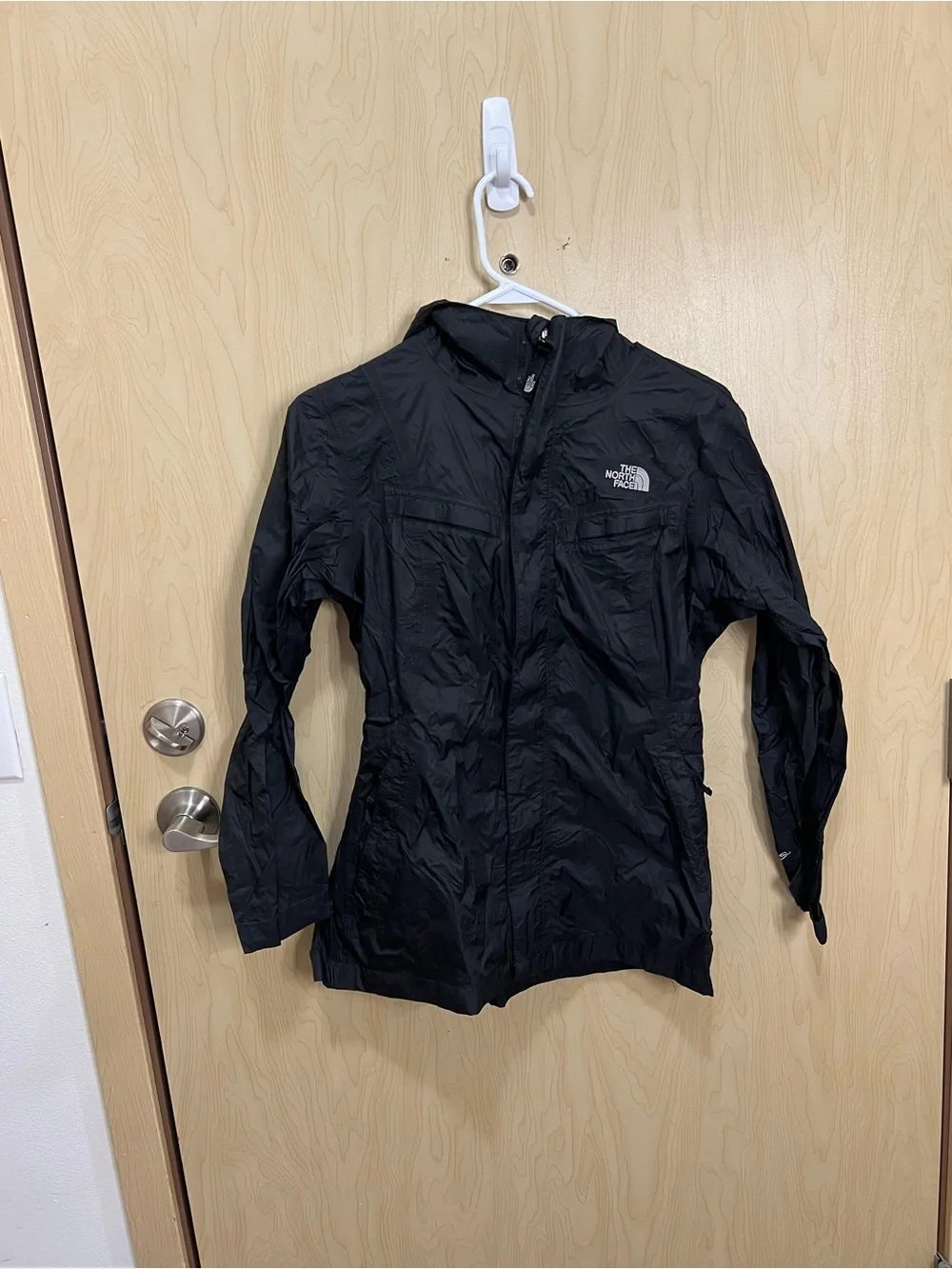 Girls Northface Hyvent Black Jacket